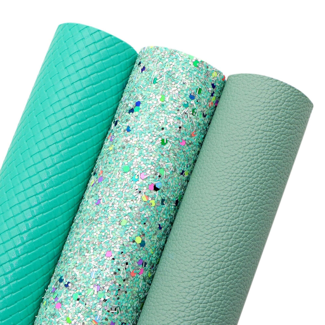 Lisslune | Glamorous Synthetic Leather DIY Craft Kit: Sparkle & Shine Bundle
