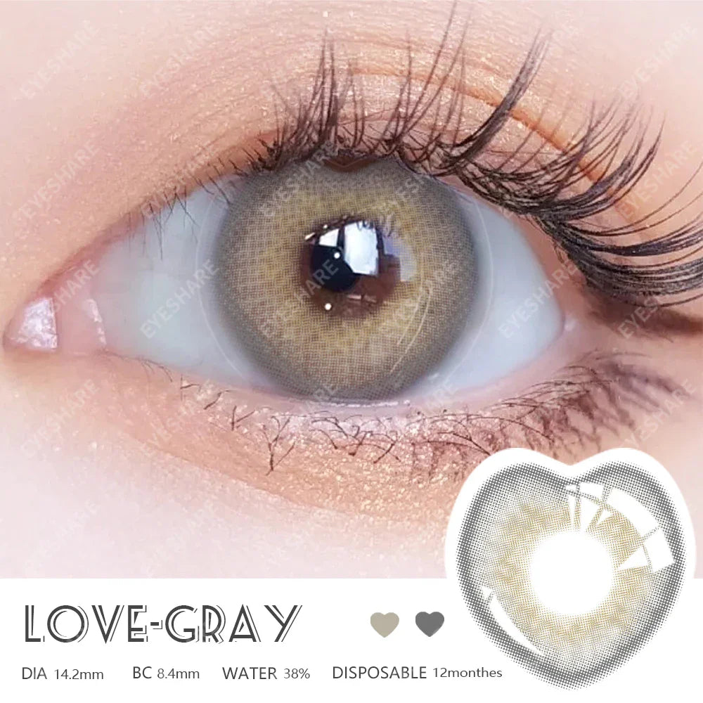 Rynx | 1 Pair Colored Contact Lenses for Eyes Cosplay Lenses for Eyes Blue Contact Lenses Fashion Brown Eye Lens Beauty Makeup