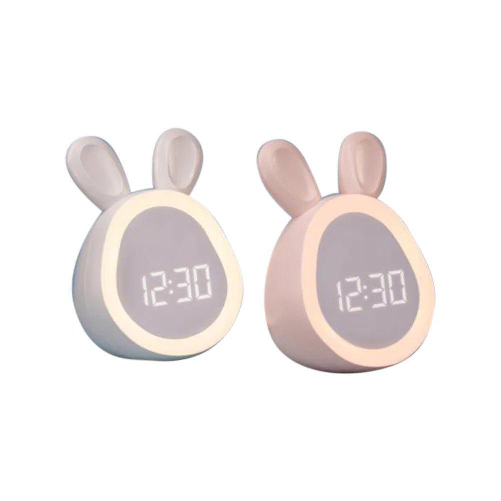 Lisslune | WakkerKonijn – Kids alarm clock with LED night light and playful rabbit design