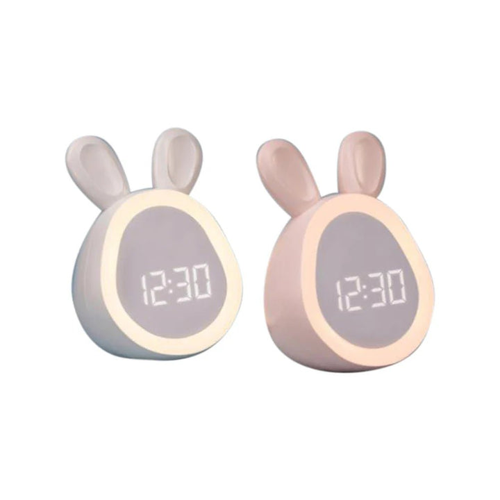 Lisslune | WakkerKonijn – Kids alarm clock with LED night light and playful rabbit design