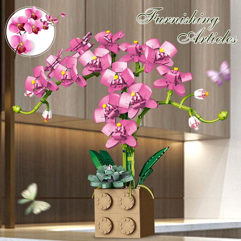 Lisslune | Create your own beautiful orchid bouquet with this DIY flower craft kit