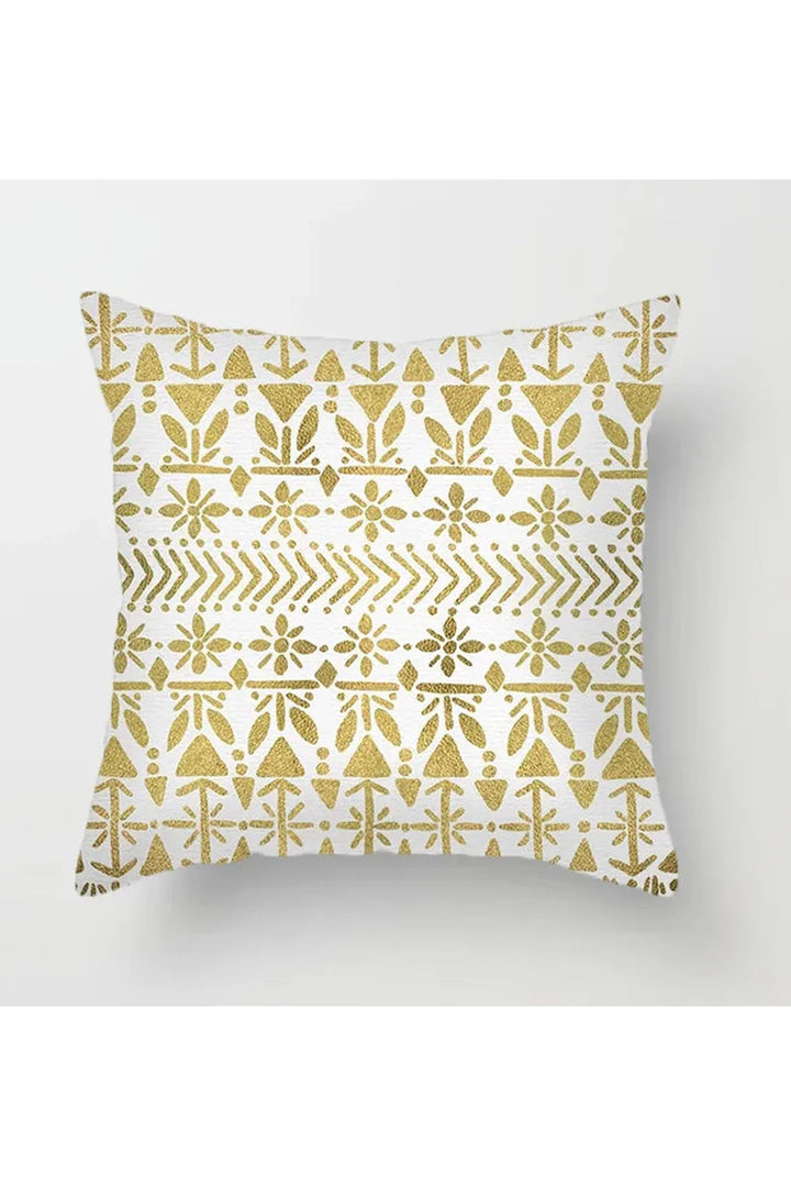 Lisslune | Yellow leaf polyester pillowcase