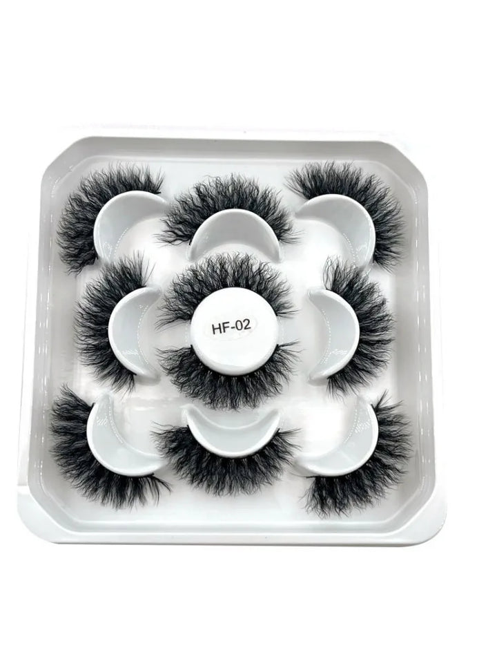 Rynx | New 5D Fluffy Curly Wool Lashes Minke Lashes Soft Natural Realistic Messy End Eye Extension Thick False Eyelashes Hotsale