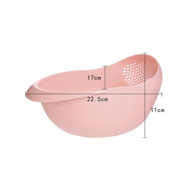 Lisslune | 2in1 Easy Rice Drainer Basket