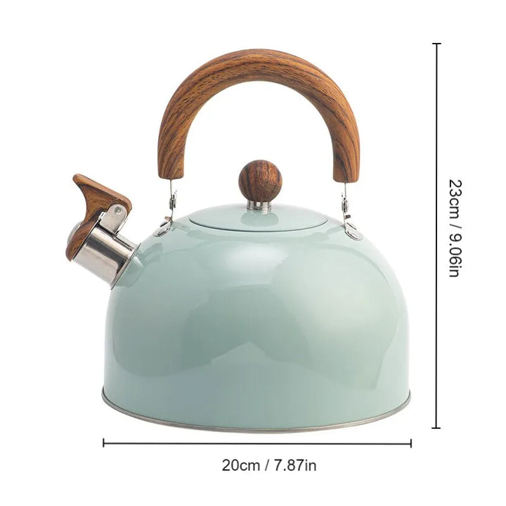 Lisslune | 1 piece 2.5/3 l liter kettle made of stainless steel, thickened kettle, gas induction stove, universal kettle, kettle