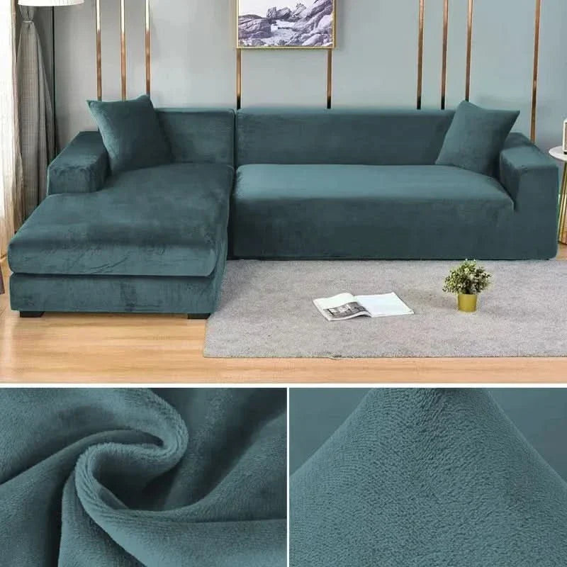 Lisslune | PlushFit - High-Quality Sofa Covers Made of Stretch Velvet