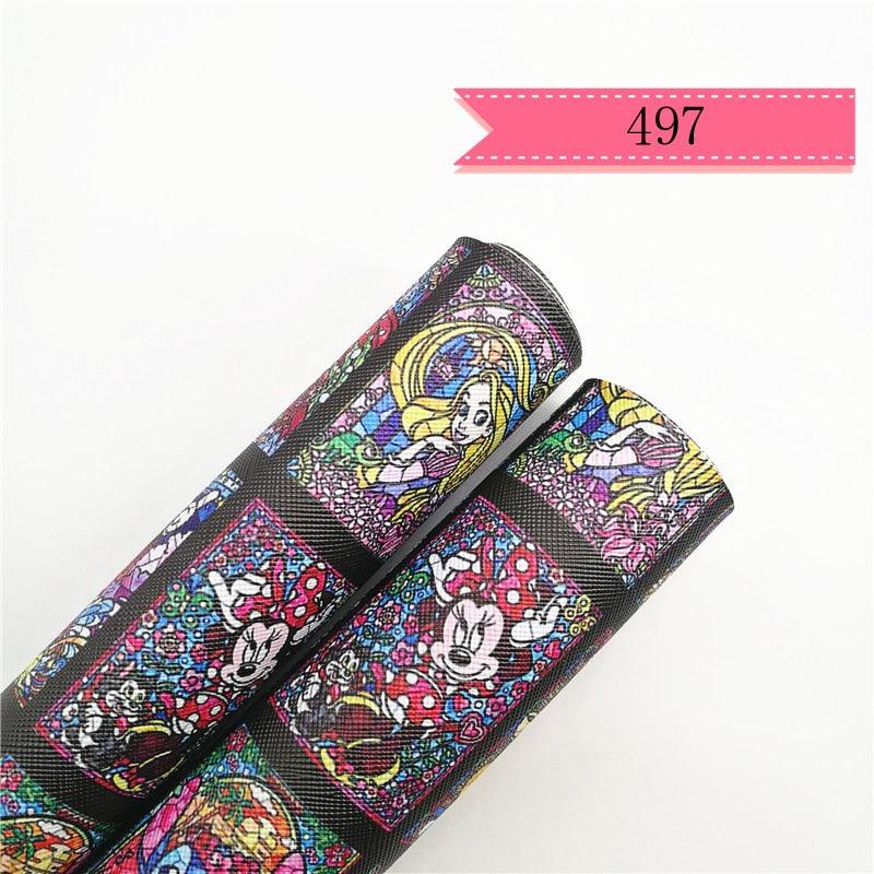 Lisslune | Cartoon-Inspired Synthetic Leather Craft Rolls - Set of 2 - 20x134cm Each