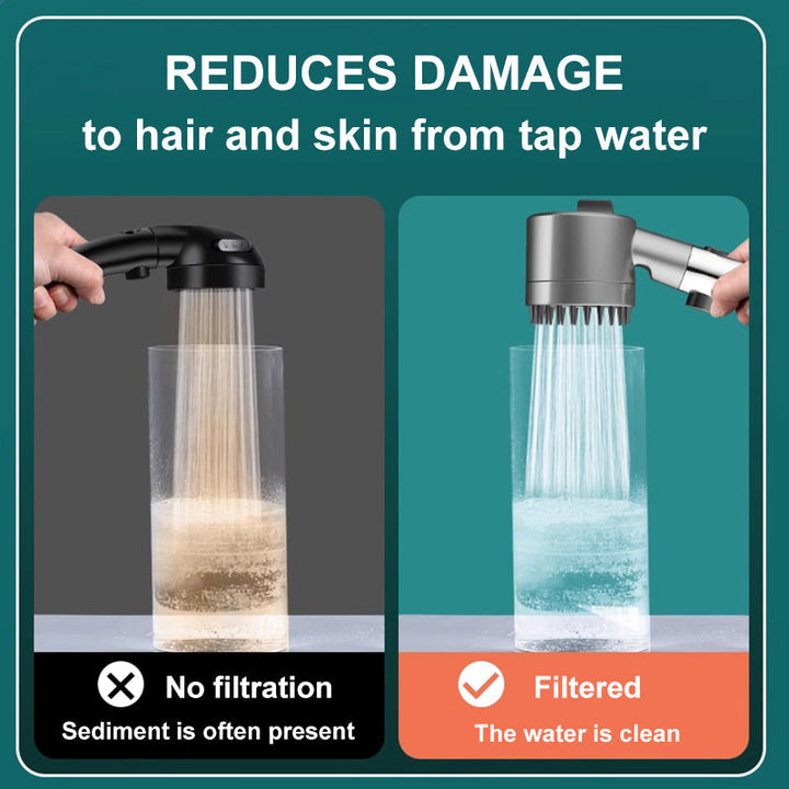 Lisslune | PowerFlow™ High Pressure Showerhead | Powerful Showerhead for Maximum Water Pressure