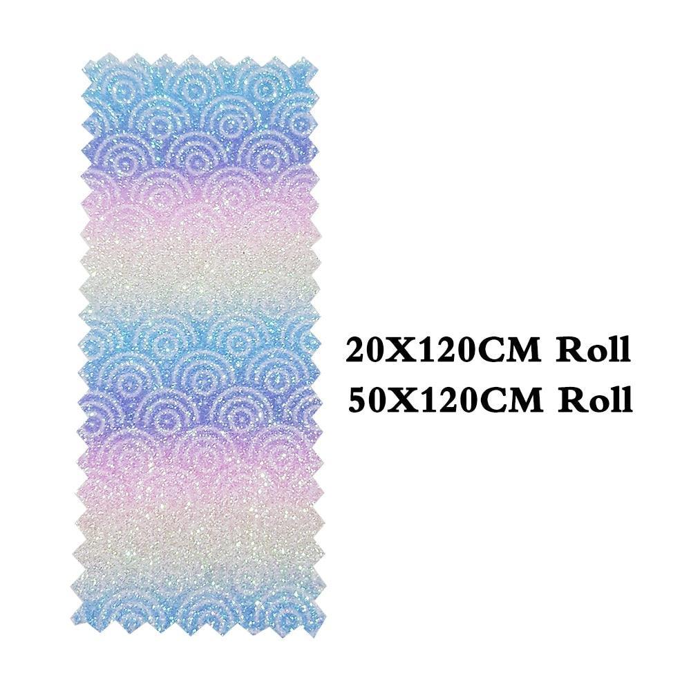 Lisslune | Vibrant Glitter Faux Leather Craft Roll - Ignite Your Creative Projects
