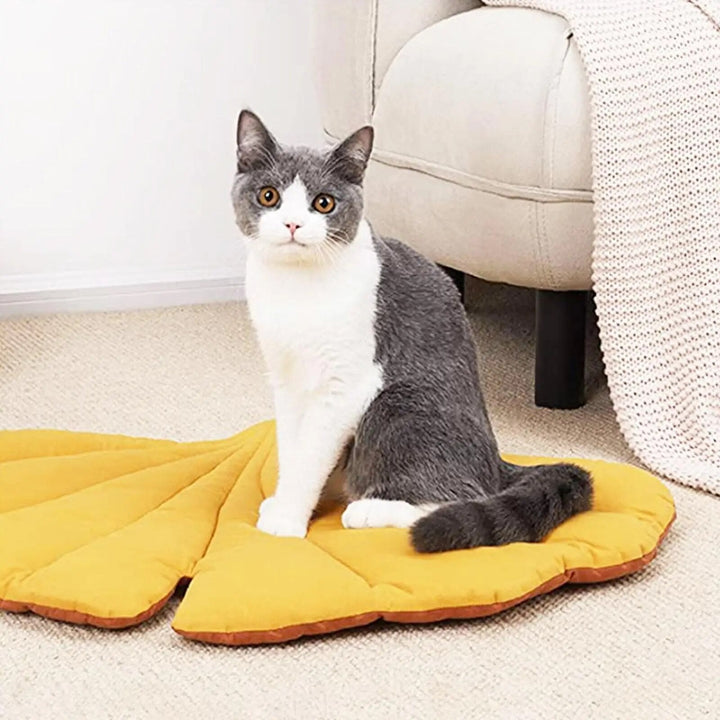 Lisslune | Leafy Comfort Blanket | Cotton Pet Blanket | Soothing and Soft