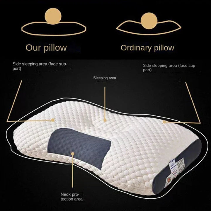 Lisslune | Orthopedic neck pillow with reverse traction for a patient, 48 x 74 cm