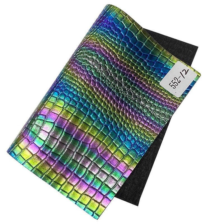 Lisslune | Lively Metallic Crocodile Texture Synthetic Leather Craft Kit