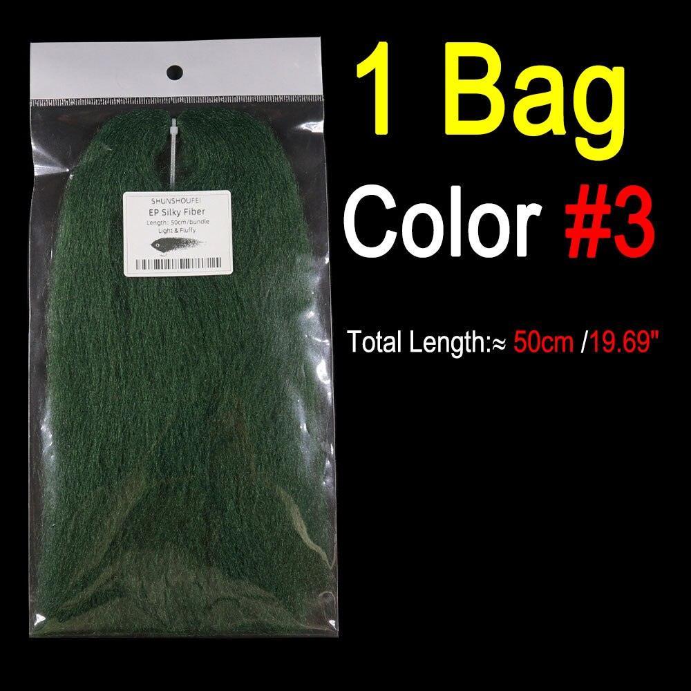 Lisslune | Vivid Synthetic Hair Fly Tying Material - High-Quality Fiber for Authentic Fly Designs