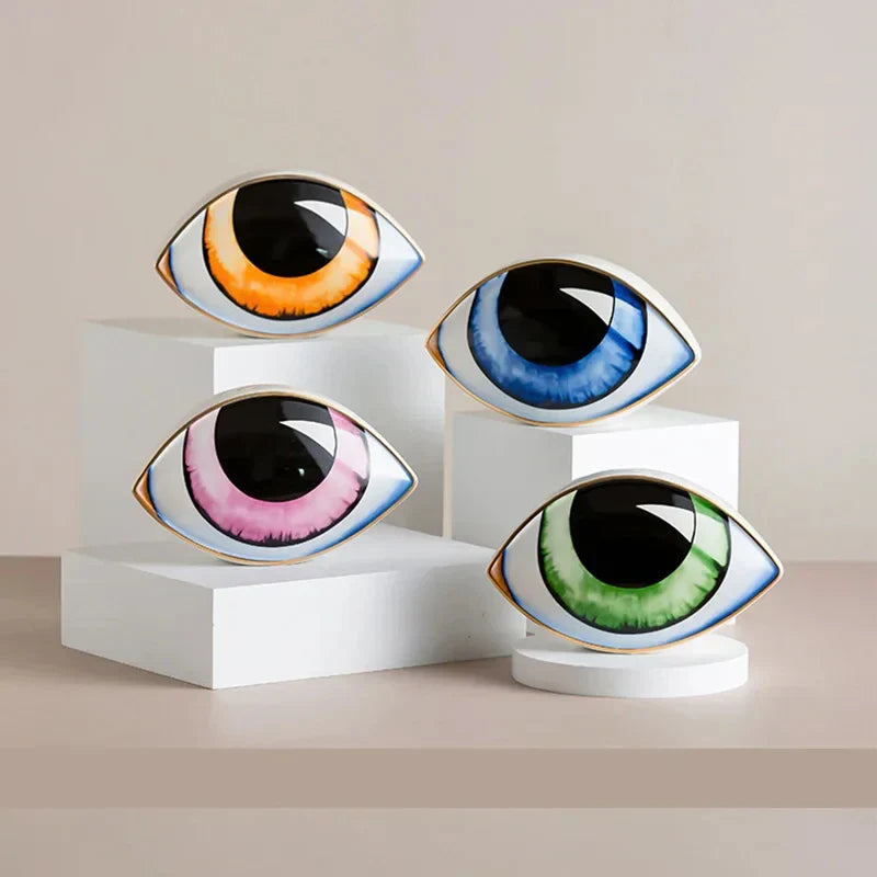 Lisslune | Mystic Eye Sculpture Ceramic Home Decor