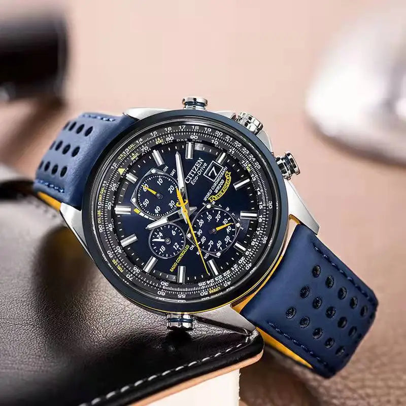 Lisslune | Quartz Chronograph Men’s Watch – Waterproof Stainless Steel Wristwatch with Date & Luminous Hands