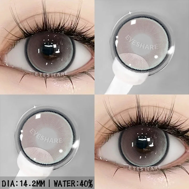 Rynx | 1 Pair/2 Pieces Colored Contact Lenses for Eyes Cosplay Blue Lenses Fashionable Purple Lenses Annual Cosmetic Green Eye Contact Lenses