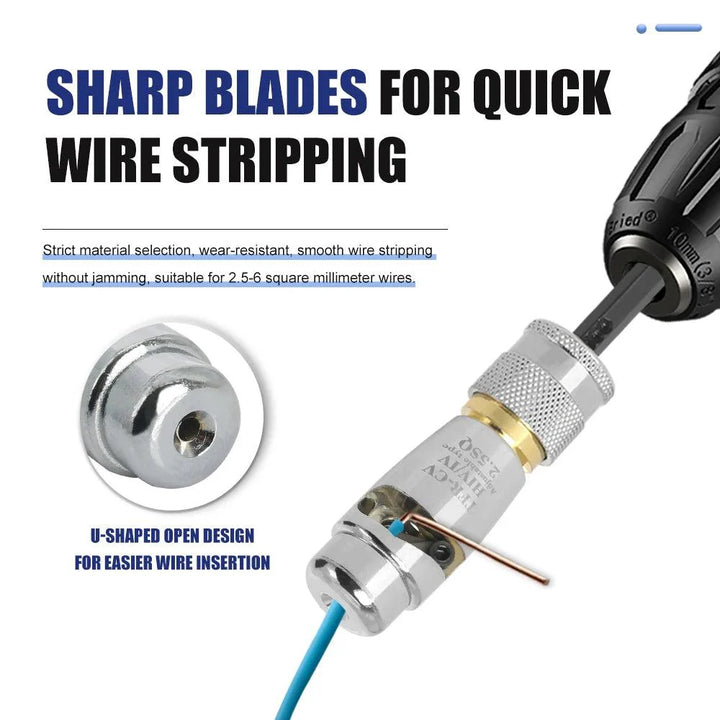 Lisslune | Lightweight Aluminium Wire Stripping Tool Set for Electricians: Efficient and Portable Solution