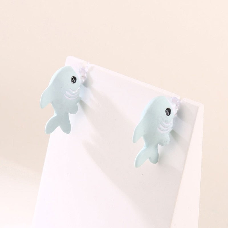 Lisslune | Cute Biting Animal Earrings (1 Pair)