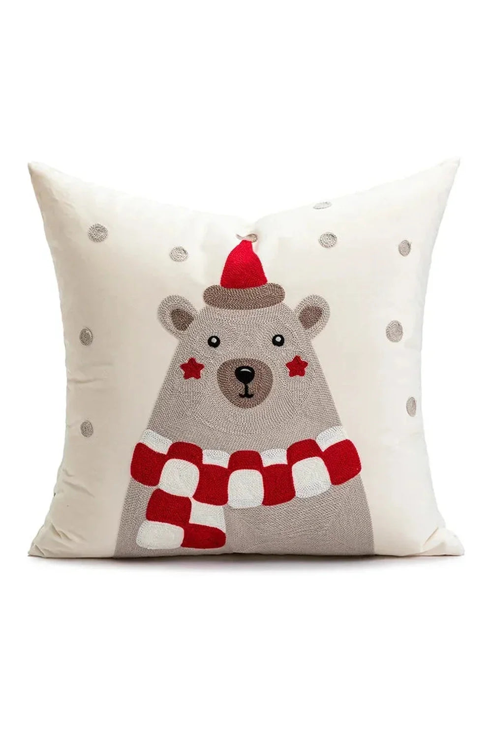 Lisslune | red Christmas pillow cover