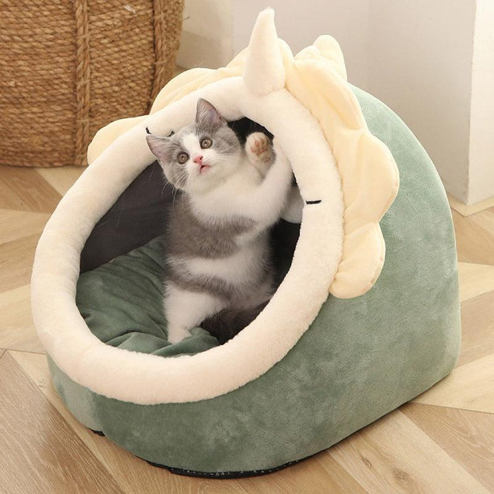 Lisslune | Ultimate Cat Comfort Oasis: Plush Cozy Hideaway Nest