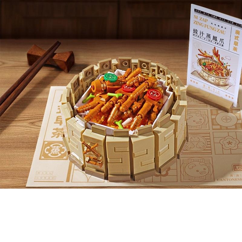 Lisslune | Cantonese Dim Sum Delight Mini Construction Set - Elite Culinary Experience