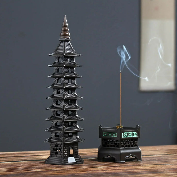 Lisslune | Zen Tower-Style Smoke Waterfall Incense Burner