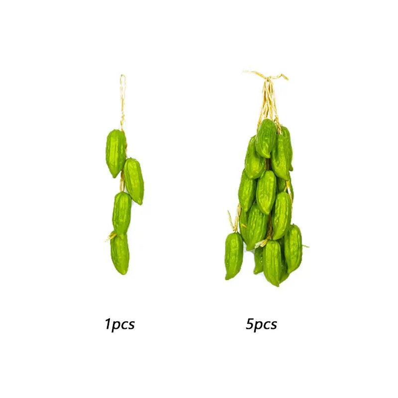Lisslune | Life-like Artificial Chili Pepper Decor Props for Home, Photography, and Holiday Celebrations