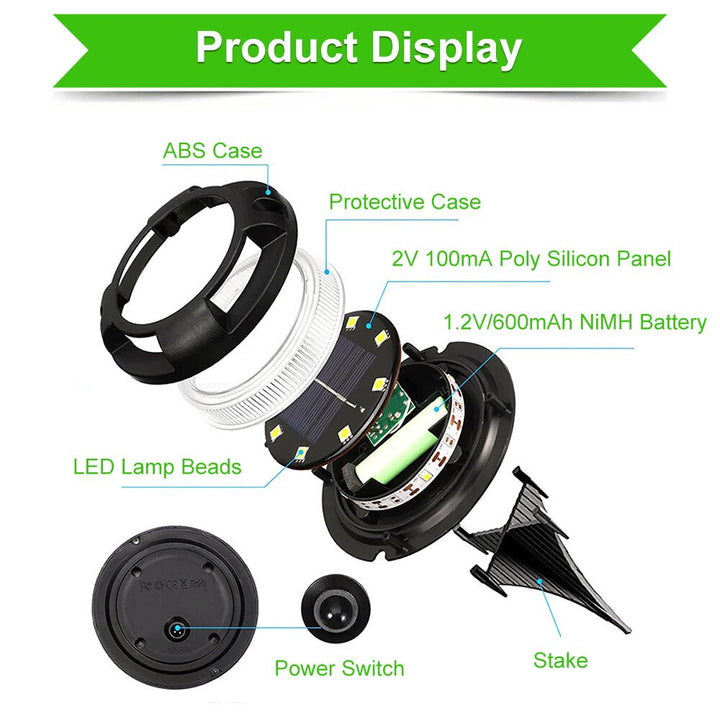 Lisslune | Eco Solar Colorful Garden Light