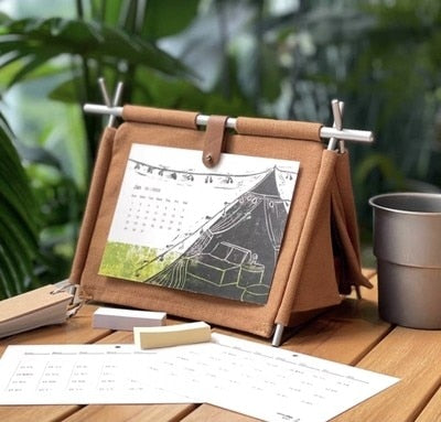 Lisslune | Camping Dreams Tent Desk Calendar