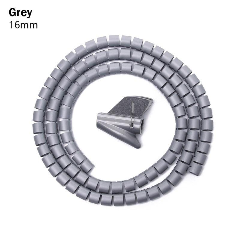 Lisslune | Cable Management Spiral Organizer for a tidy workplace