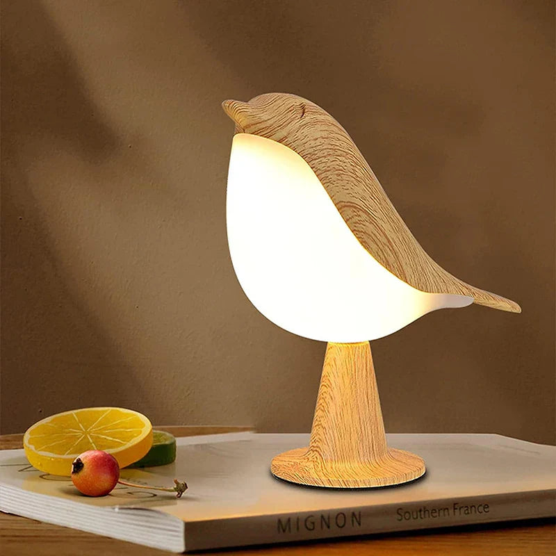 Lisslune | Wooden Bird LED Touch-Switch Night Lamp