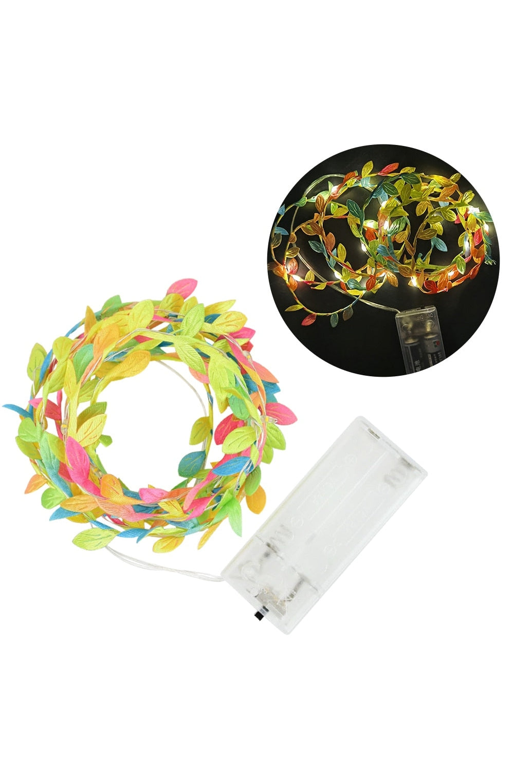 Lisslune | white rose light garland