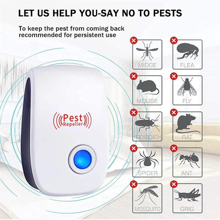 Lisslune | Pest control, ultrasound, mice, cockroaches, insects, rats, spiders, mosquitoes, pest control, household, unwanted animals