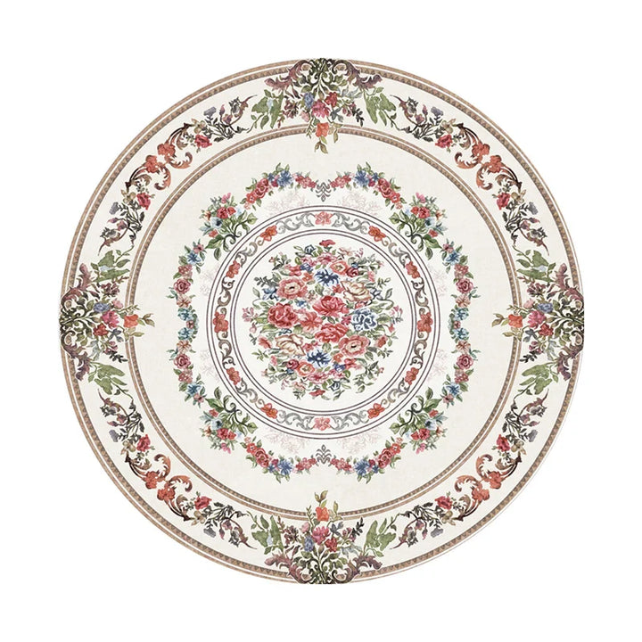 Rynx | Round Art Rugs Non-Slip Rug for the Living Room Comfortable Bedroom Rug Easy to Care Large Rugs Odorless Rug IG Alfombra