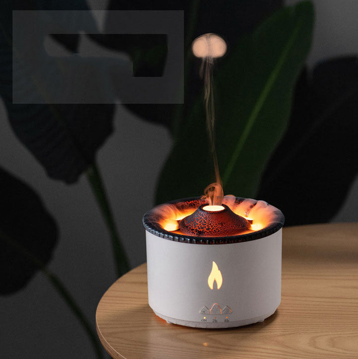 Lisslune | Volcanic Flame Air Humidifier Night Lamp