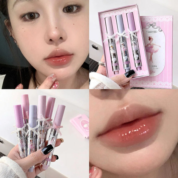 Rynx | Ballet Girls Membrane Lip Gloss Long-lasting Non-smudging Hydrating Water-glow Finish Suitable for All-day Use