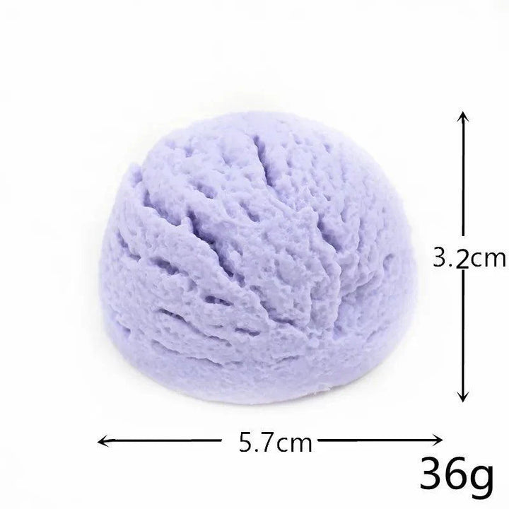 Lisslune | Life-like resin ice cream cone model - Realistic artificial dessert decoration for photography and home decor