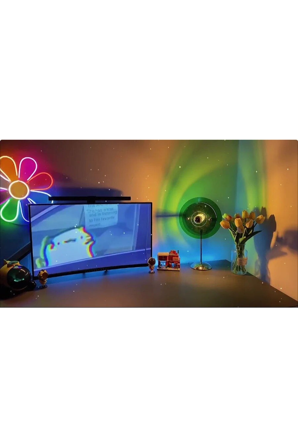 Lisslune | Rainbow projector night light