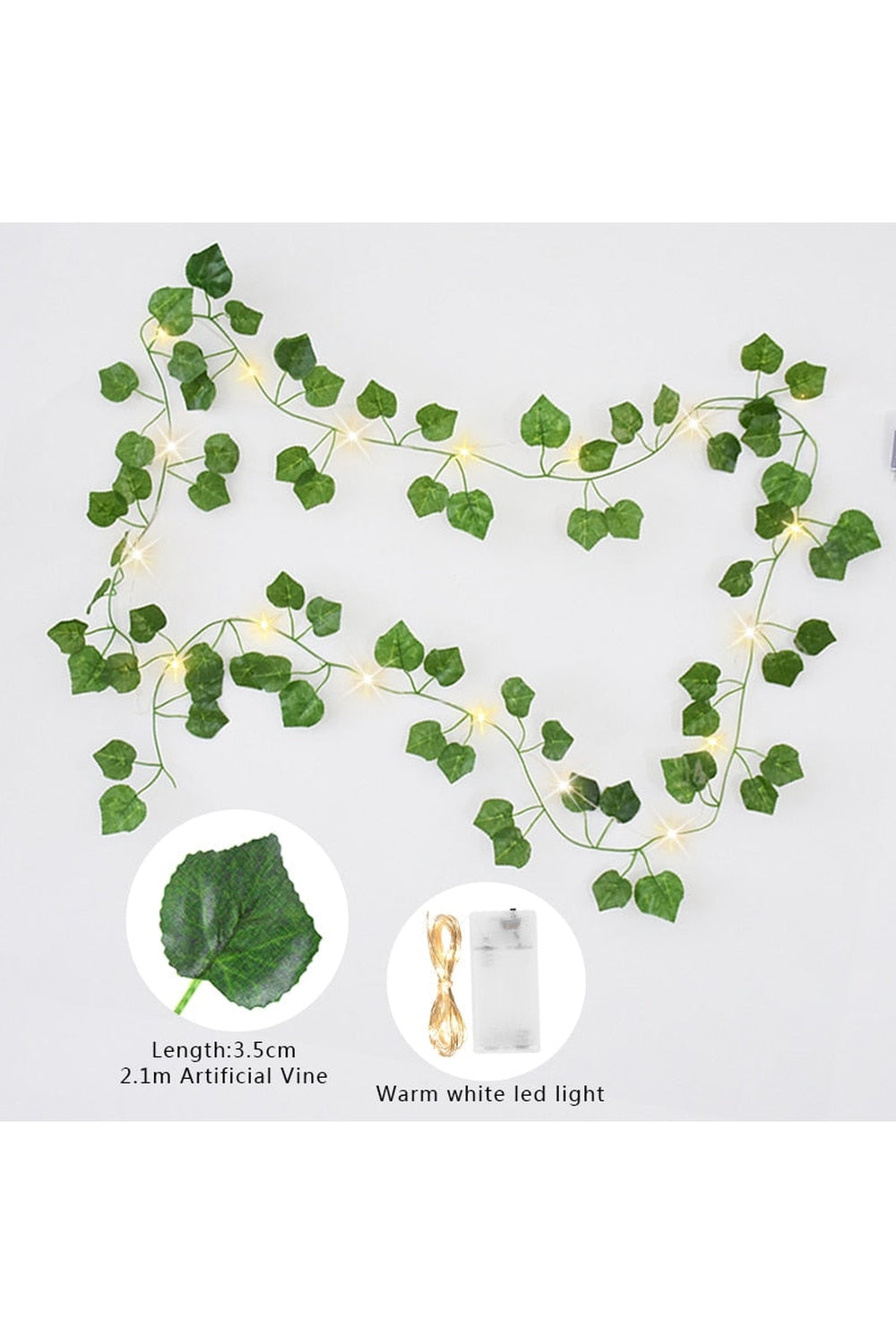 Lisslune | white rose light garland