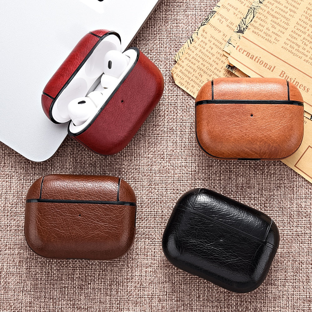 Lisslune | Protective case for Apple AirPods 2 3 Pro in leather look