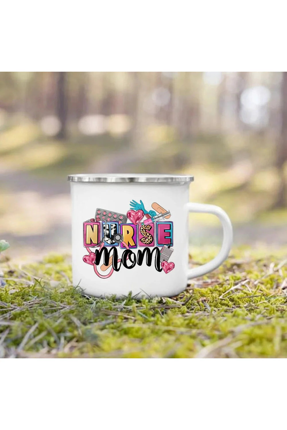 Lisslune | Life Enamel Coffee Mug