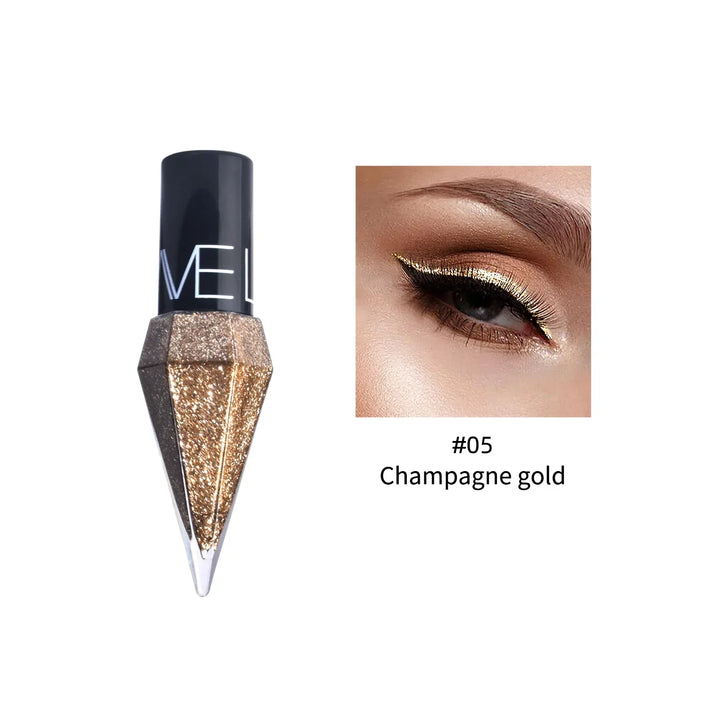 Rynx | Pearl Diamond Gold Liquid Eyeshadow Eyeliner Stick Waterproof Glitter Sequins Rose Gold White Eyeliner Pencil Korean Makeup