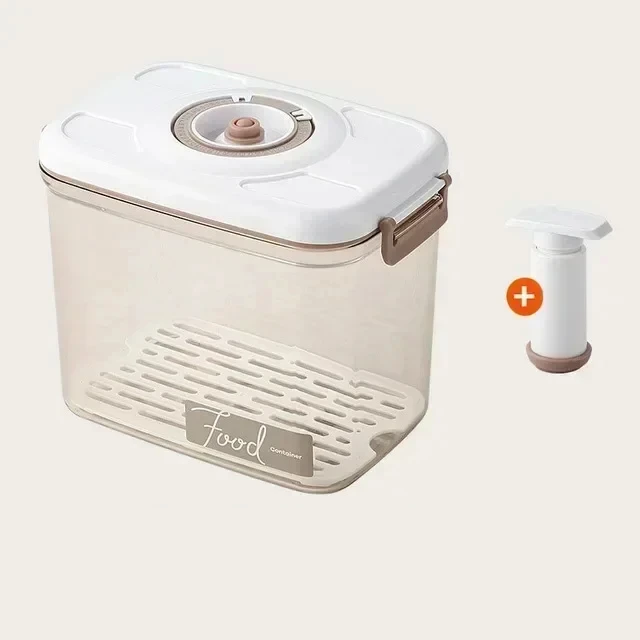 Lisslune | Food Vacuum Storage Box Transparent Container with Hand Pump – FreshLock