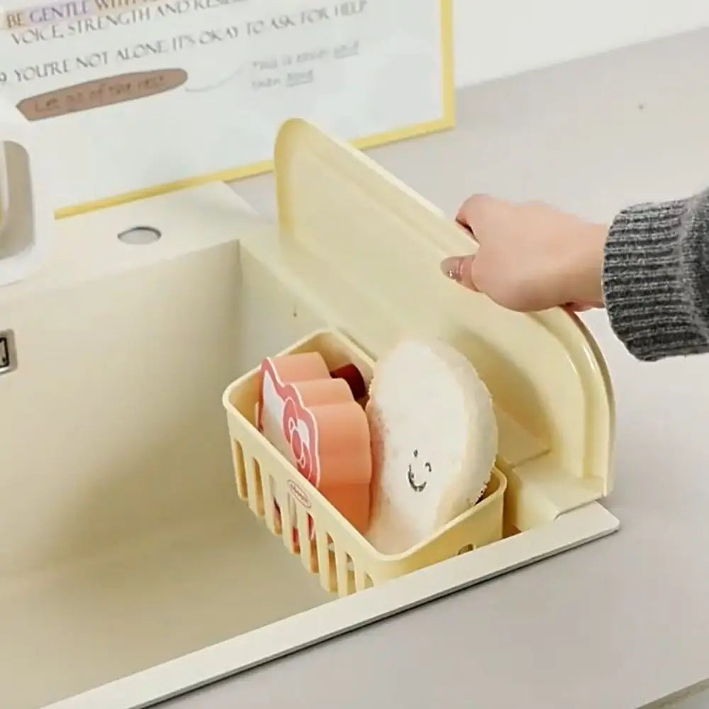 Lisslune | Built-in Basket Adjustable Sink Water Splash Protector