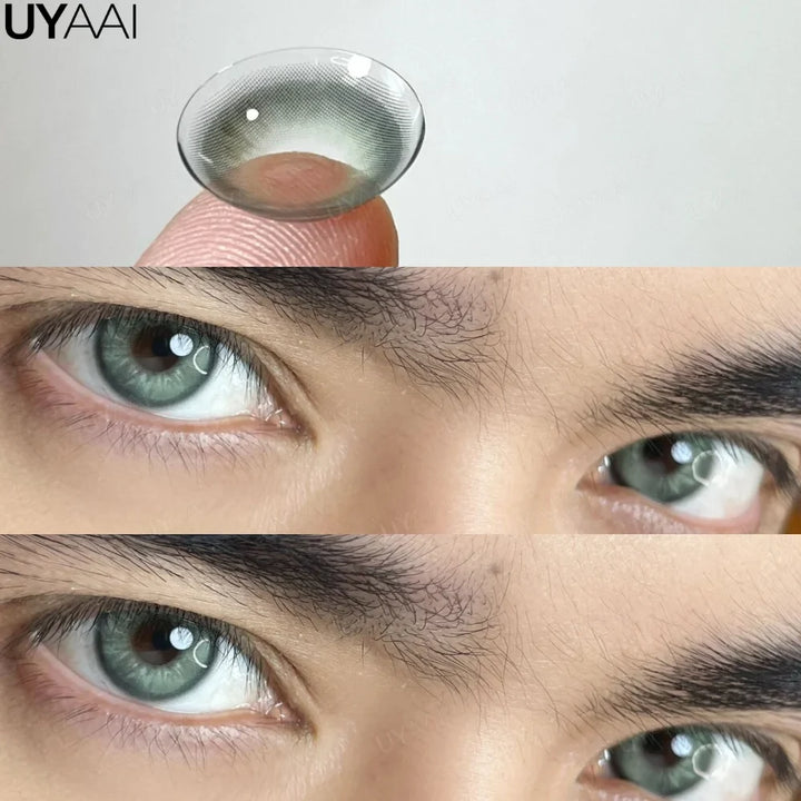Rynx | 1 Pair Korean Lenses Black Spots Green Lenses Blue Lenses Gray Lenses Brown Lenses Colored Contact Lenses