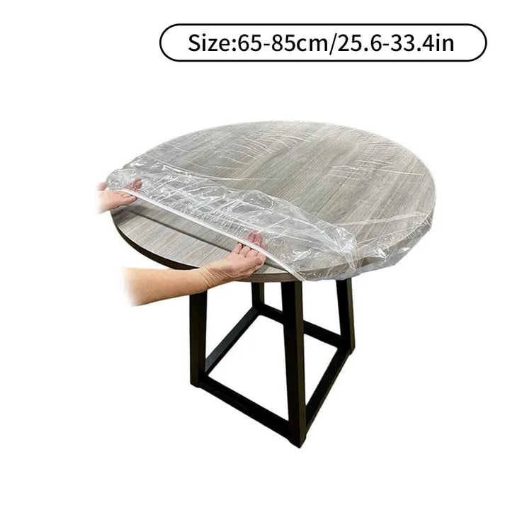 Lisslune | Transparent PVC Waterproof Long Life Protective Table Cover