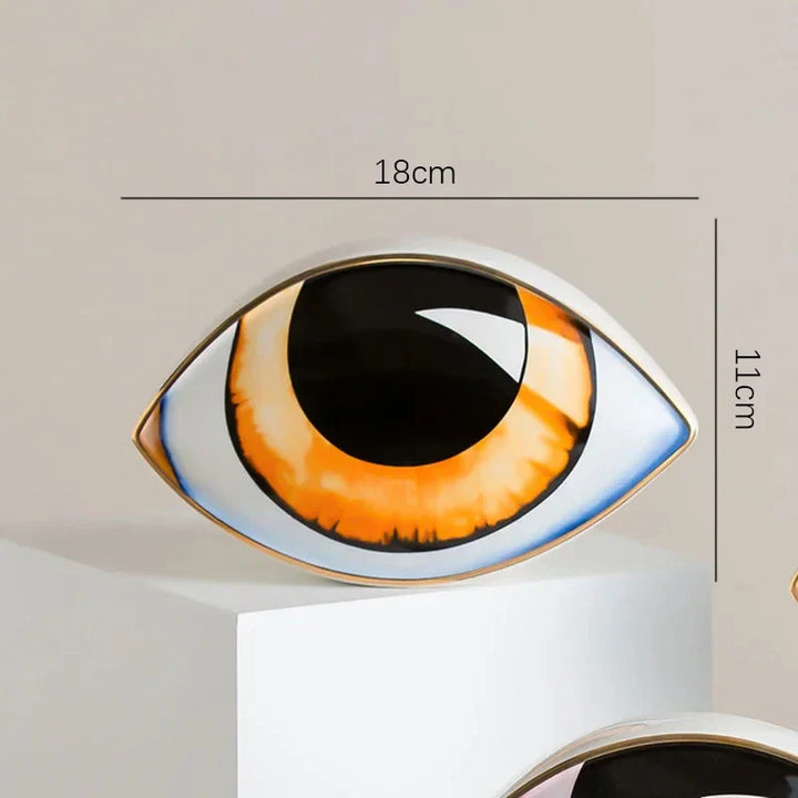 Lisslune | Mystic Eye Sculpture Ceramic Home Decor