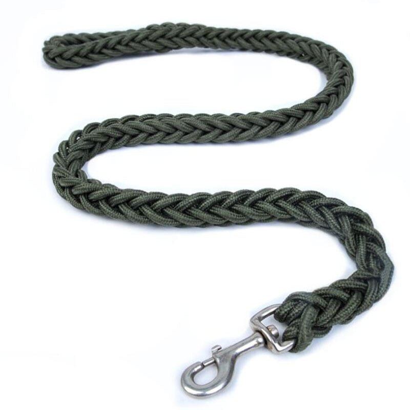 Lisslune | Braided short dog leash for large dogs