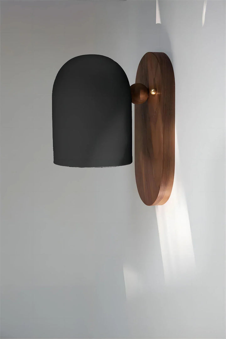 Lisslune | TimberSoul – Wabi-Sabi Walnut Wall Lamp for Natural Ambience