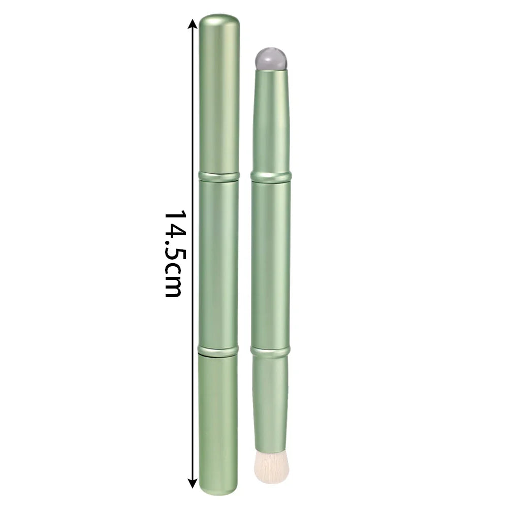 Rynx | Silicone Lip Brush Double-Sided Fiber Concealer Brush Soft Fiber Lipstick Applicator Makeup Brush Multipurpose Cosmetic Tools